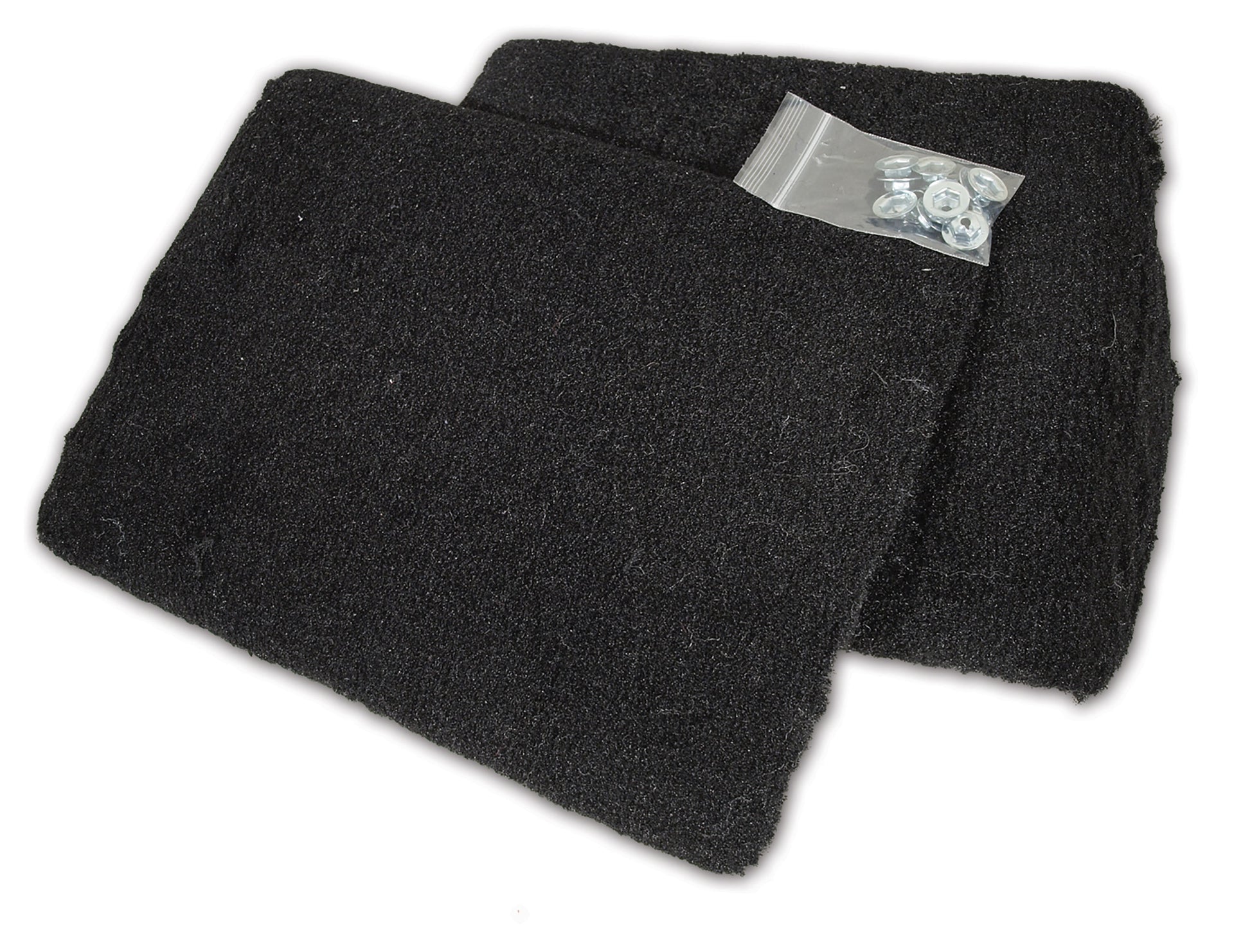 1990-1993 Corvette FRONT SPEAKER COVER ASSYS BLACK PILE - CA-471720-Corvette-Store-Online