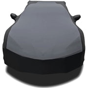 C8 Corvette Ultraguard Stretch Satin Sport Car Cover - Gray/Black - Indoor