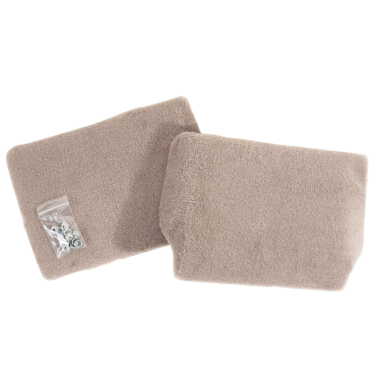 1990-1991 Corvette FRONT SPEAKER COVER ASSYS GRAY PILE - CA-471781-Corvette-Store-Online