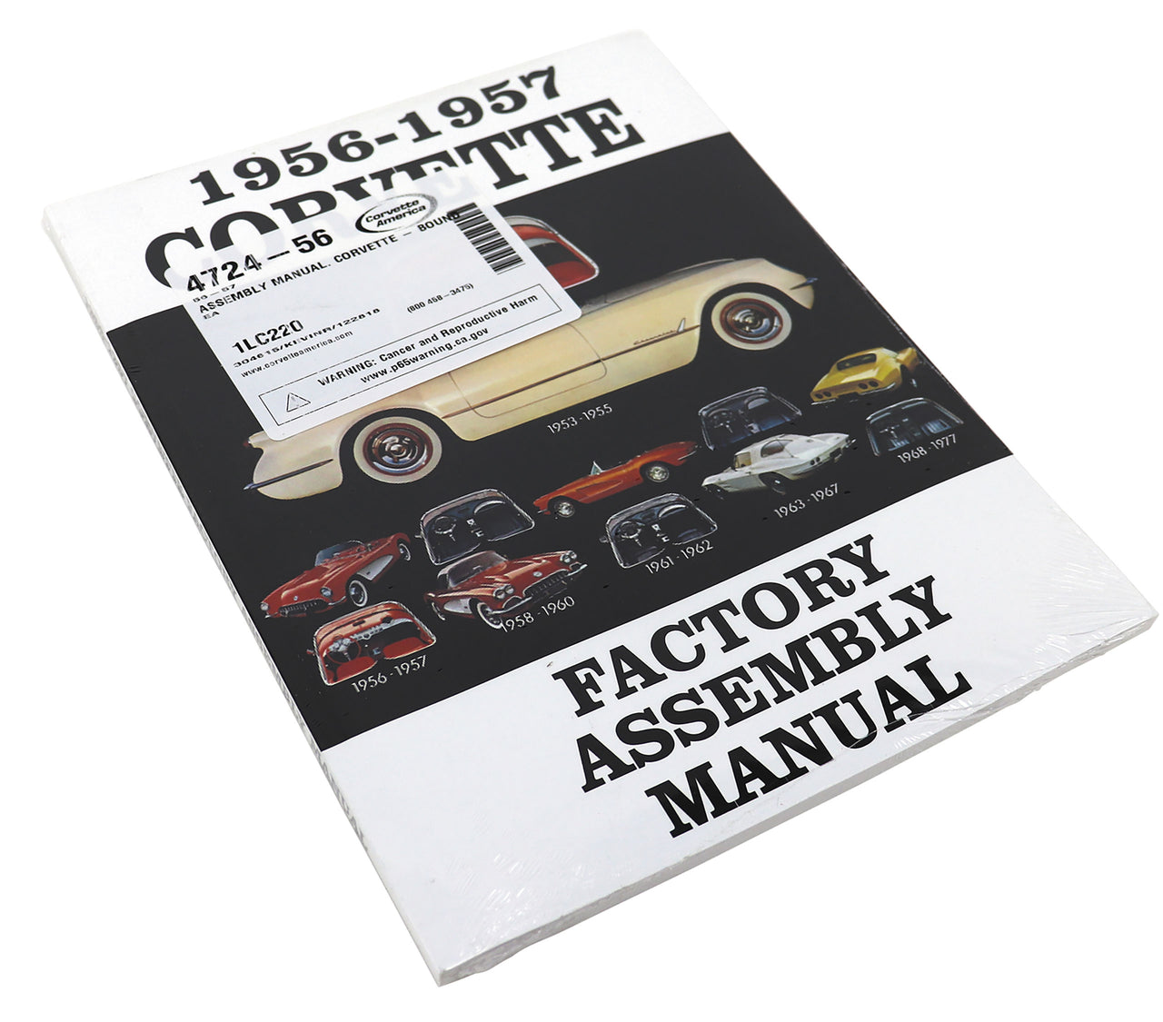 1956-1957 Corvette Assembly Manual Corvette - Bound - CA-472456-Corvette-Store-Online