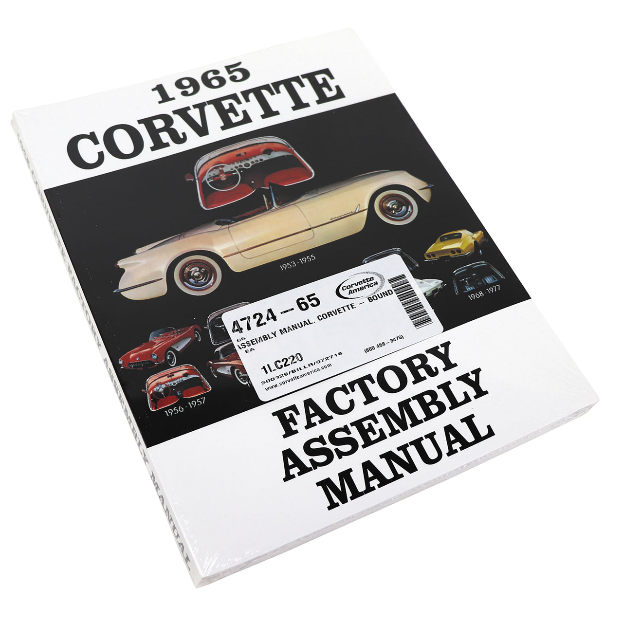 1965-1965 Corvette Assembly Manual Corvette - Bound - CA-472465-Corvette-Store-Online