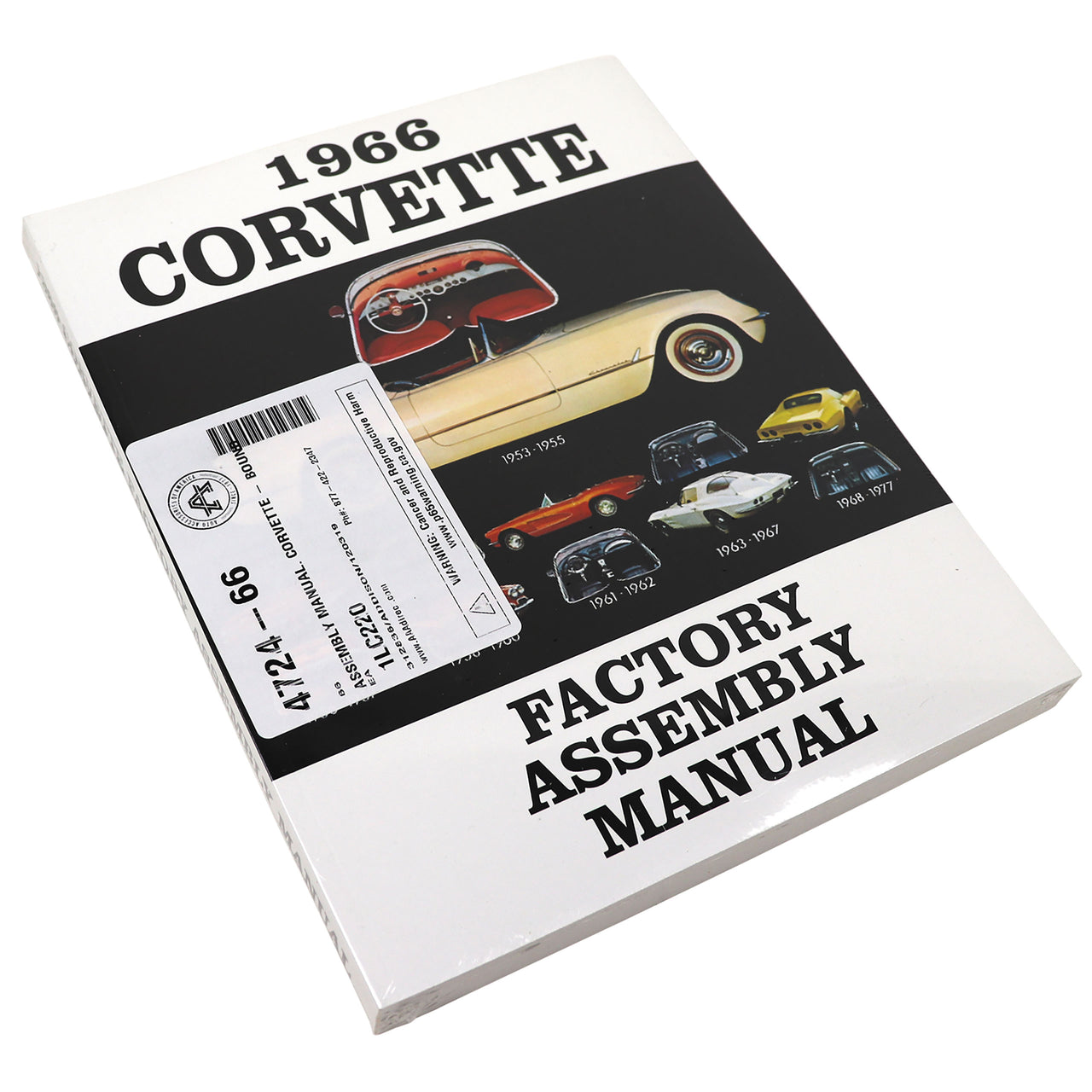 1966-1966 Corvette Assembly Manual Corvette - Bound - CA-472466-Corvette-Store-Online