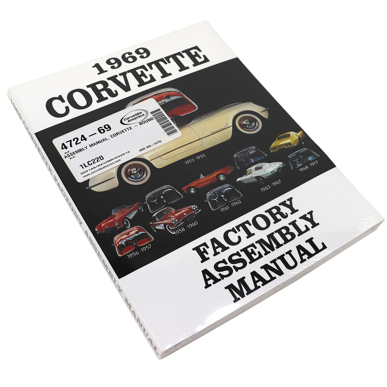 1969-1969 Corvette Assembly Manual Corvette - Bound - CA-472469-Corvette-Store-Online