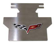 2005-2013 Corvette C6 High Polish Stainless Steel Exhaust Plate - CA-47962-Corvette-Store-Online