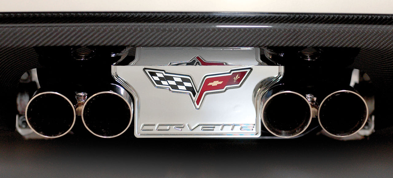2005-2013 Corvette C6 Billet Exhaust Plate - CA-47963-Corvette-Store-Online