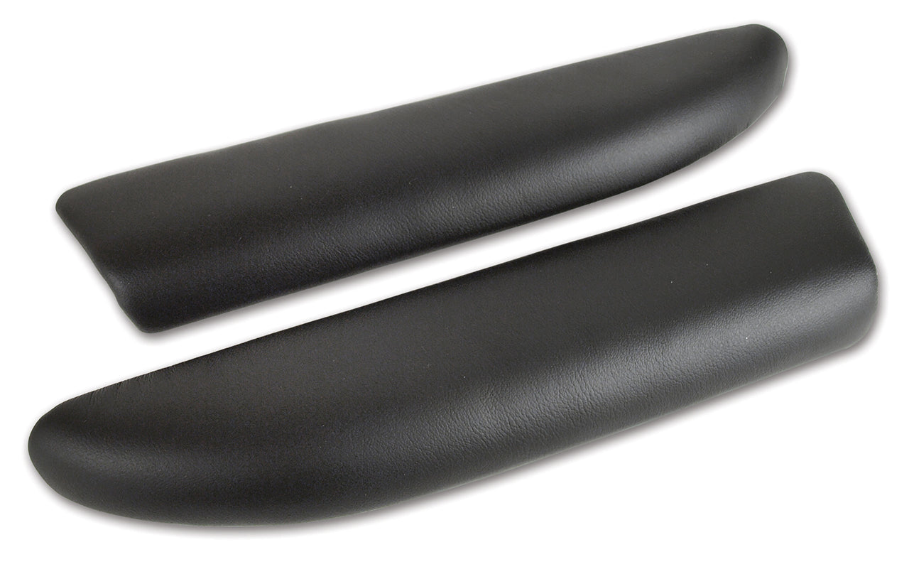 2005-2013 Corvette Leather Armrest Pads - Ebony - CA-479695-Corvette-Store-Online