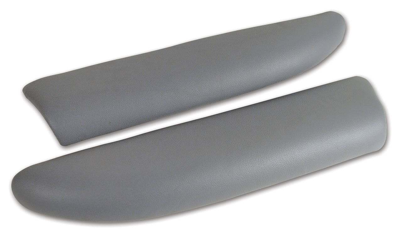 2005-2005 Corvette Leather Armrest Pads - Steel Gray - CA-479698-Corvette-Store-Online