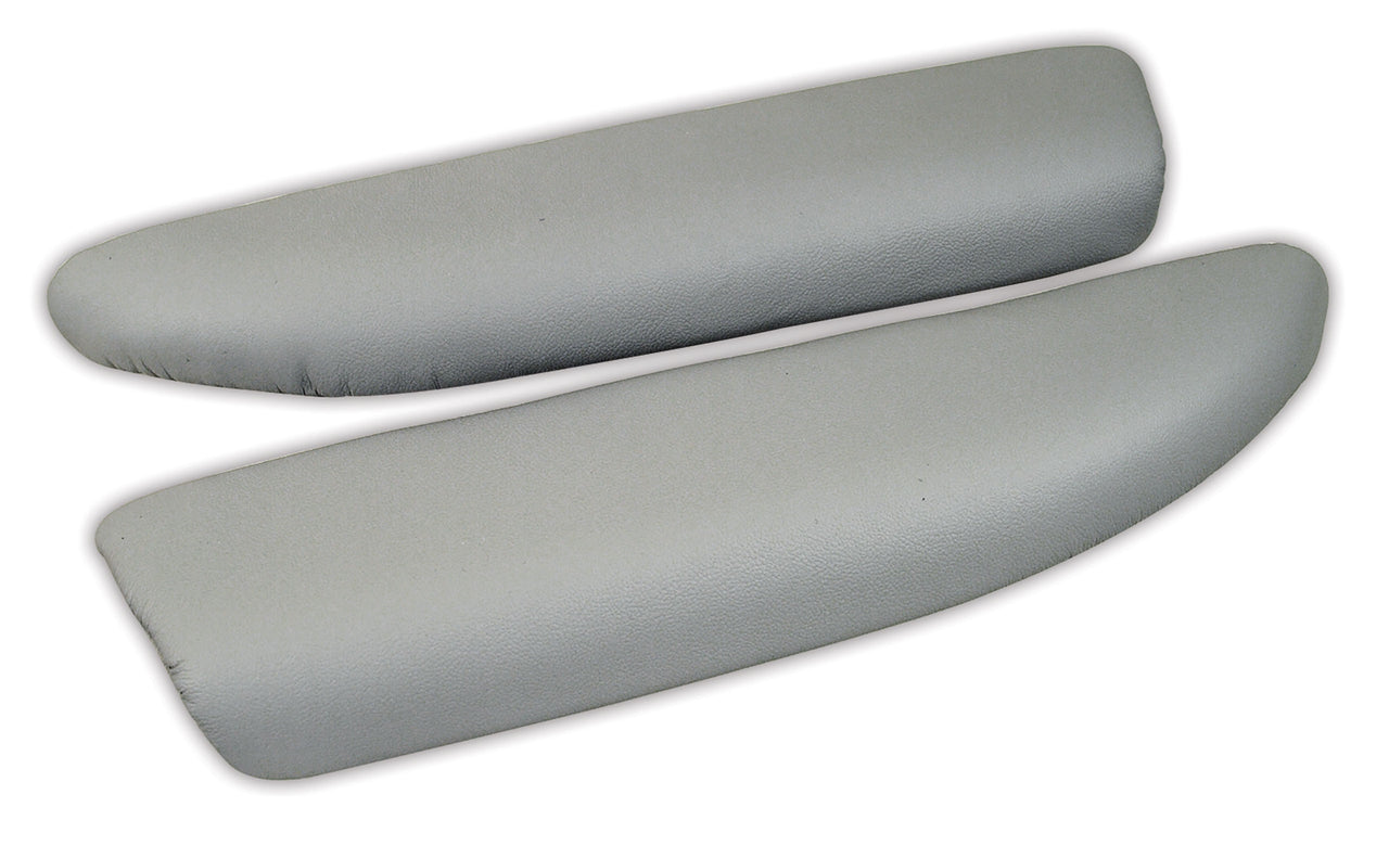 2006-2012 Corvette Leather Armrest Pads - Light Titanium Gray - CA-479699-Corvette-Store-Online