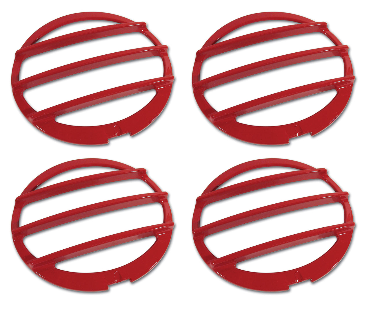 2005-2009 Corvette Tail Light Louver Kit Victory Red - CA-47976-Corvette-Store-Online