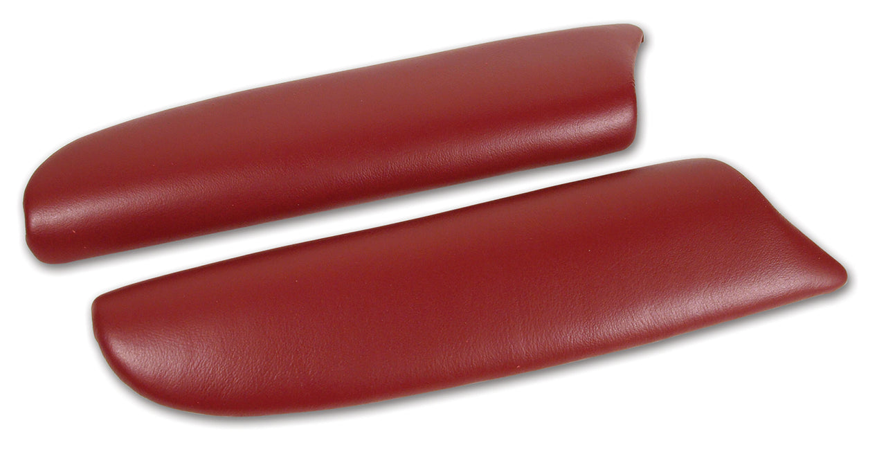 1997-1999 Corvette Leather Armrest Pads - Red - CA-479889-Corvette-Store-Online