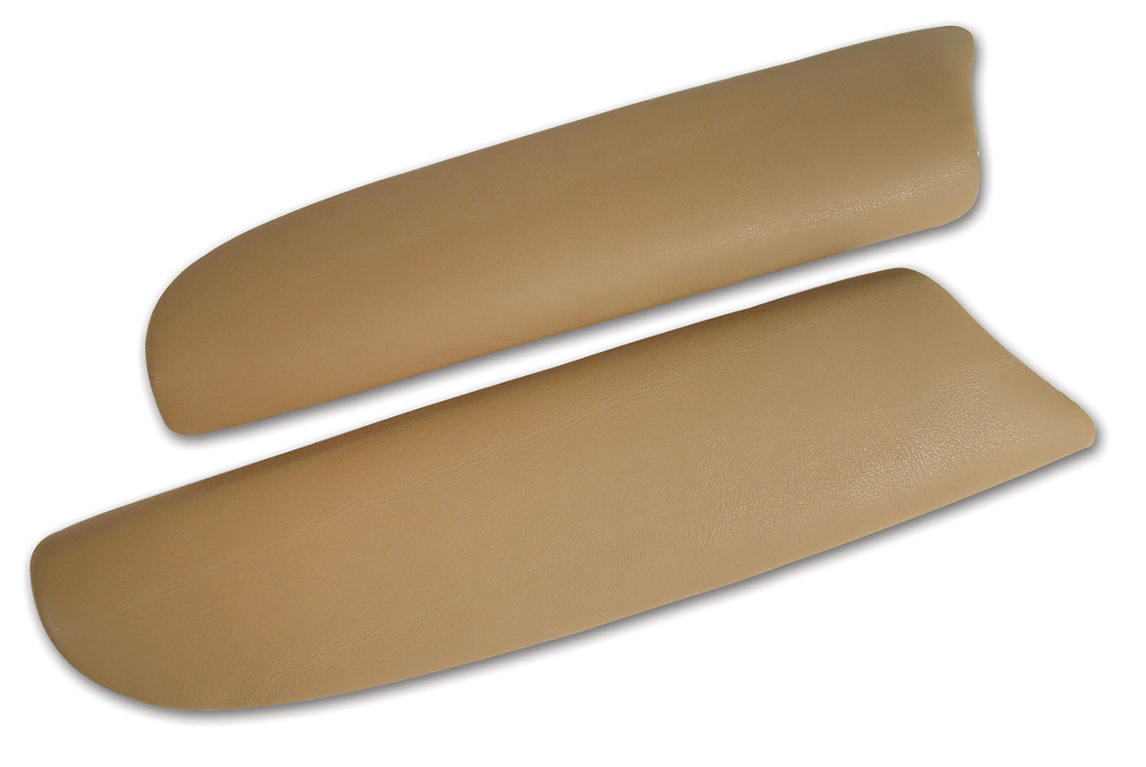 1997-2004 Corvette Leather Armrest Pads - Oak - CA-479891-Corvette-Store-Online