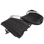 1969-1969 Corvette Driver Leather Seat Covers Black - CA-480620-Corvette-Store-Online