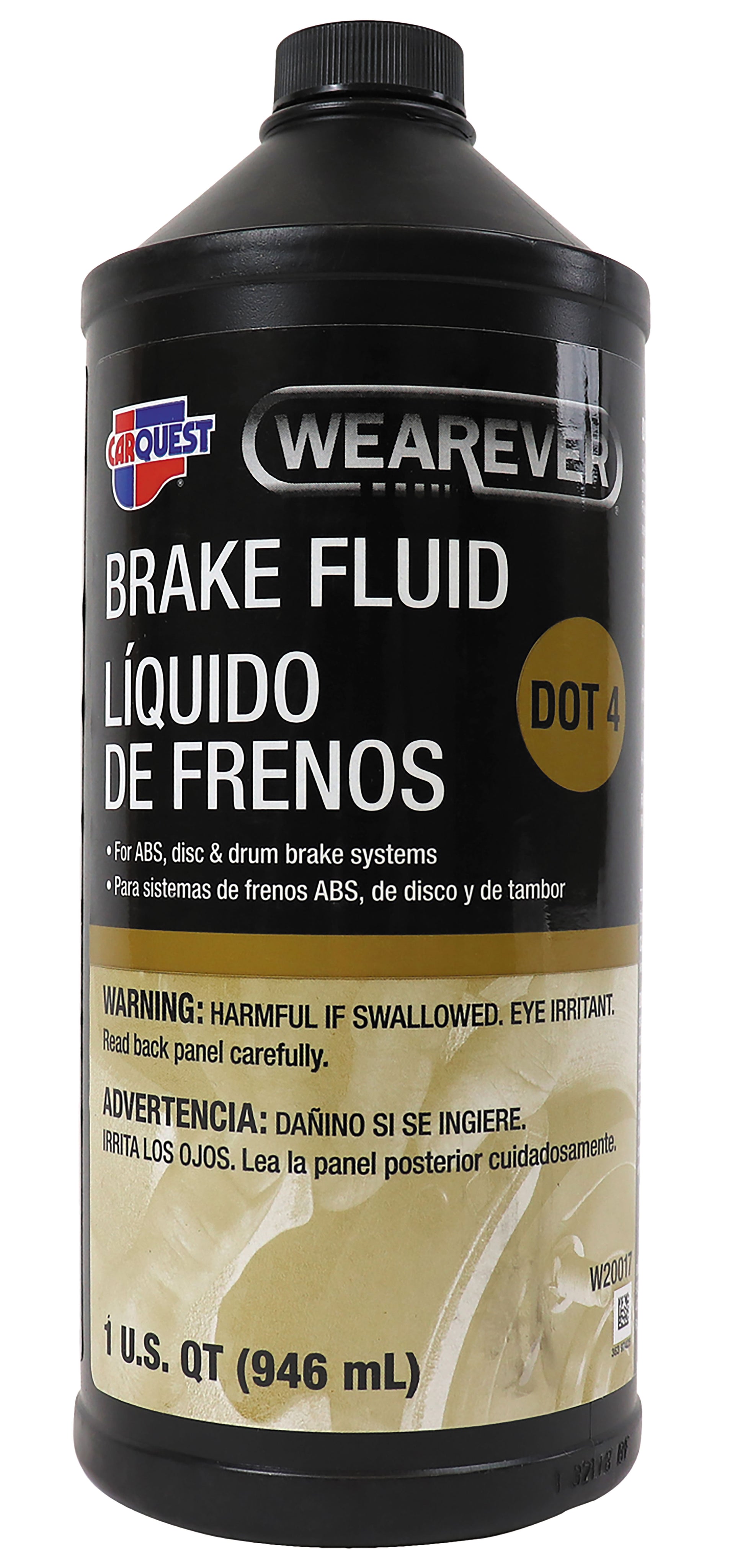 1953-2020 Corvette Brake Fluid DOT 4 Quart - CA-48172-Corvette-Store-Online