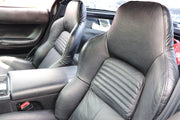 1994-1996 Corvette Driver Leather Seat Covers Black Standard - CA-481820-Corvette-Store-Online