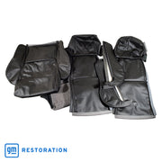 1984-1988 Corvette Driver Leather Seat Covers Black Sport - CA-481920-Corvette-Store-Online