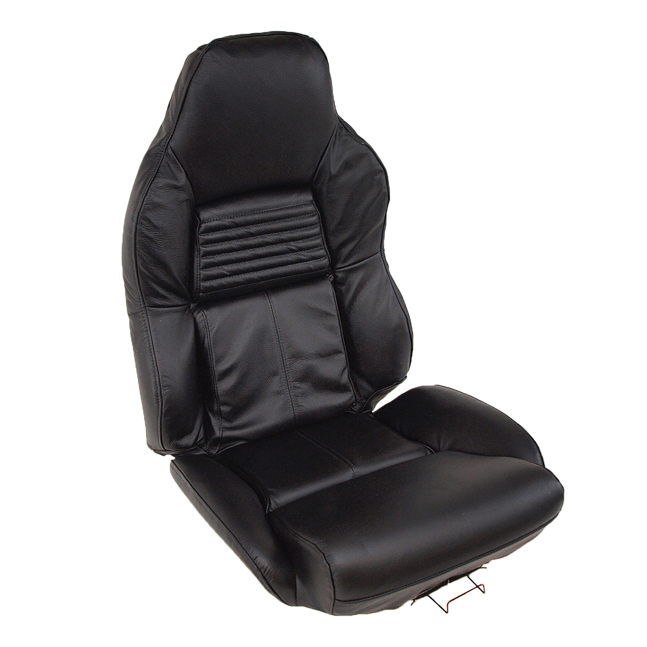 1994-1996 Corvette Mounted Driver Leather Seat Covers Black Standard - CA-482520-Corvette-Store-Online