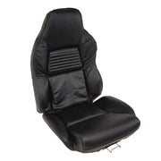 1994-1996 Corvette Mounted Driver Leather Seat Covers Black Standard - CA-482520-Corvette-Store-Online