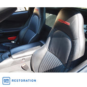 2001-2004 Corvette Driver Leather Seat Covers Black Z06 - CA-482920-Corvette-Store-Online