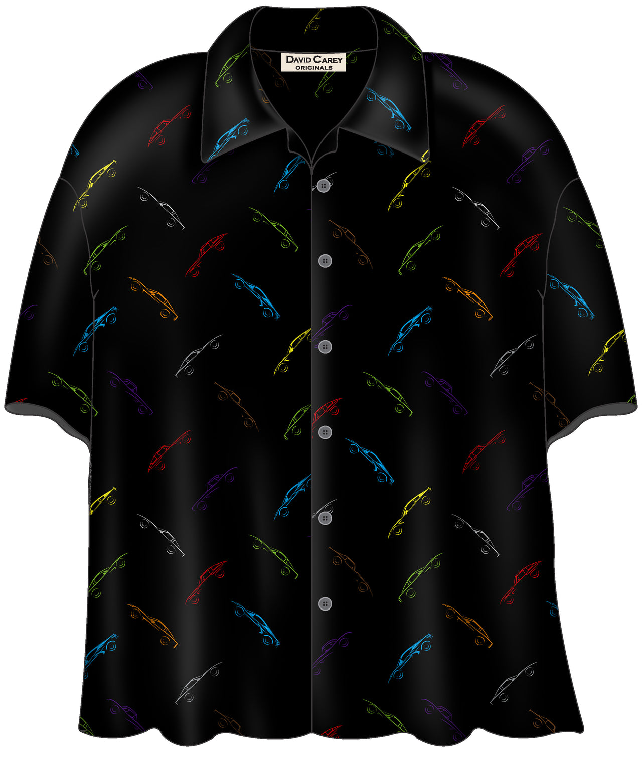 Corvette Evolution All Generations Hawaiian Shirt