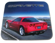 2005-2013 Corvette Mouse Pad - Red C6 Coupe - CA-49076-Corvette-Store-Online