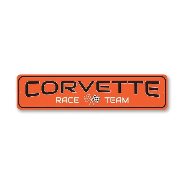 Vintage Corvette Racing Sign Set