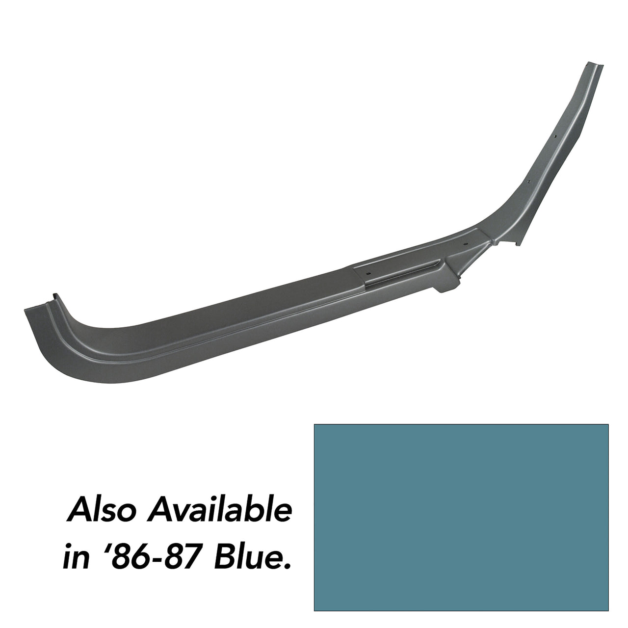 1986-1987 Corvette Door Sill Blue RH Convertible - CA-491874-Corvette-Store-Online