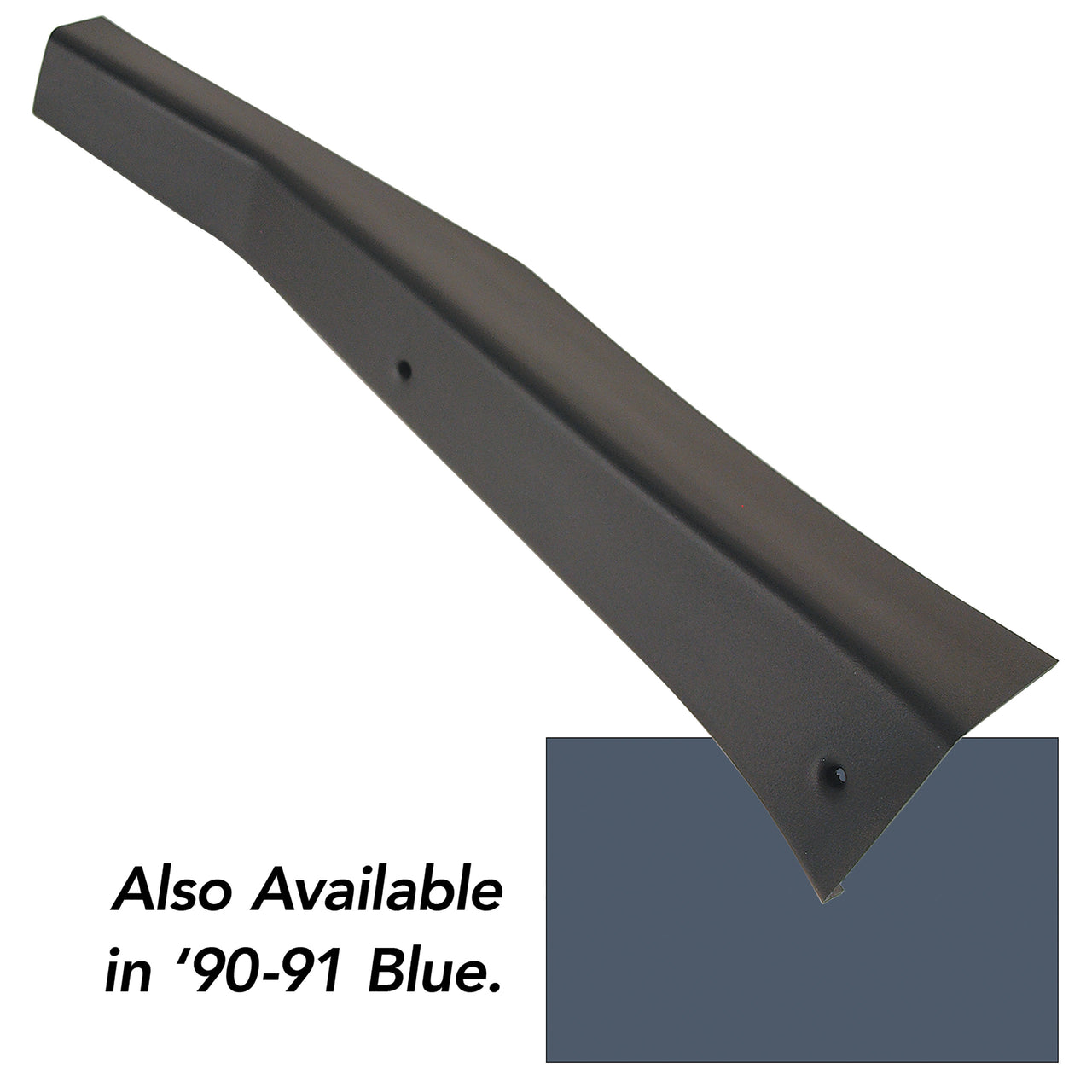 1990-1991 Corvette Door Sill Extension Blue RH - CA-492080-Corvette-Store-Online