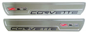 2005-2013 Corvette C6/Z06 505Hp Billet Door Sill Plates - CA-49439-Corvette-Store-Online