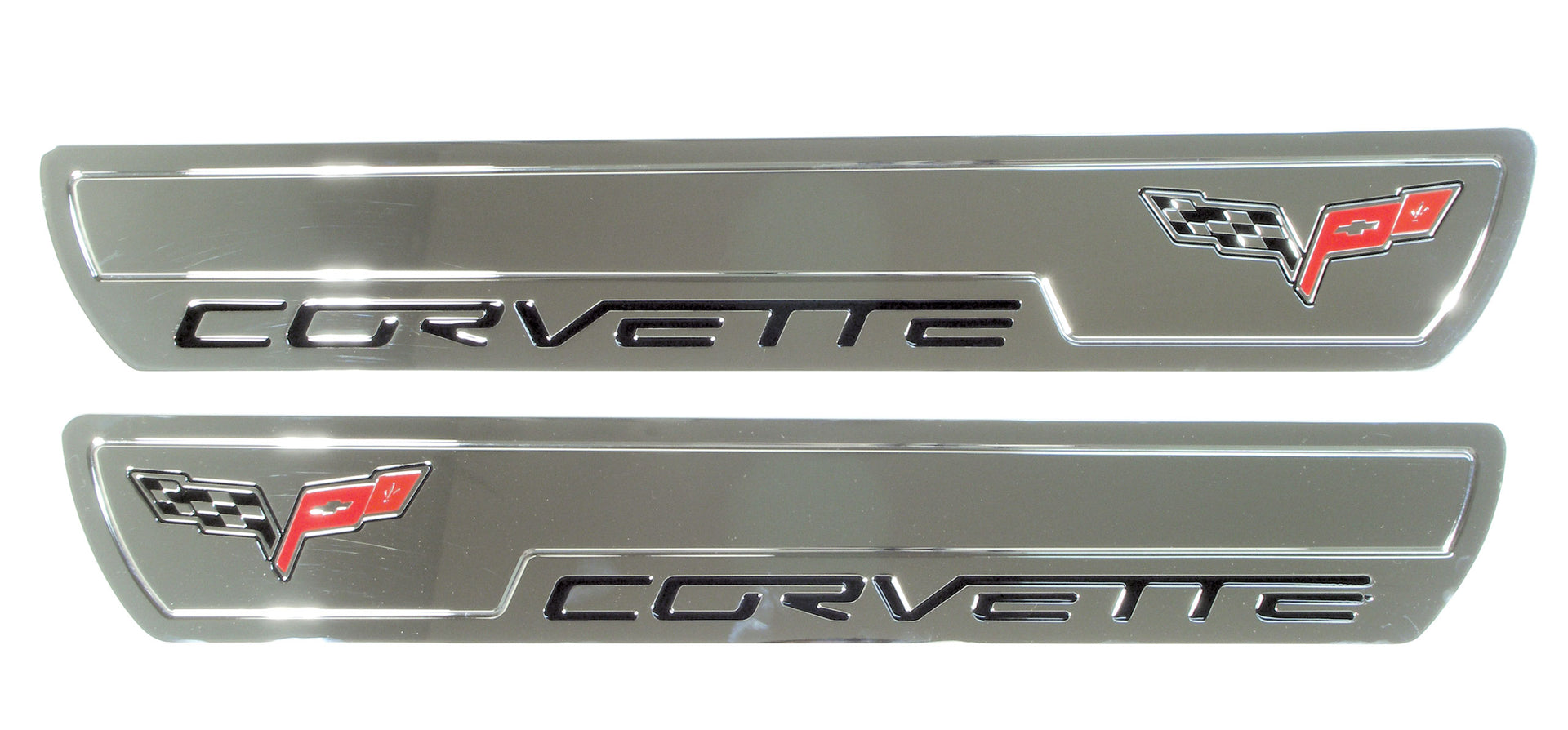 2005-2013 Corvette C6 Billet Door Sill Plates - CA-49440-Corvette-Store-Online