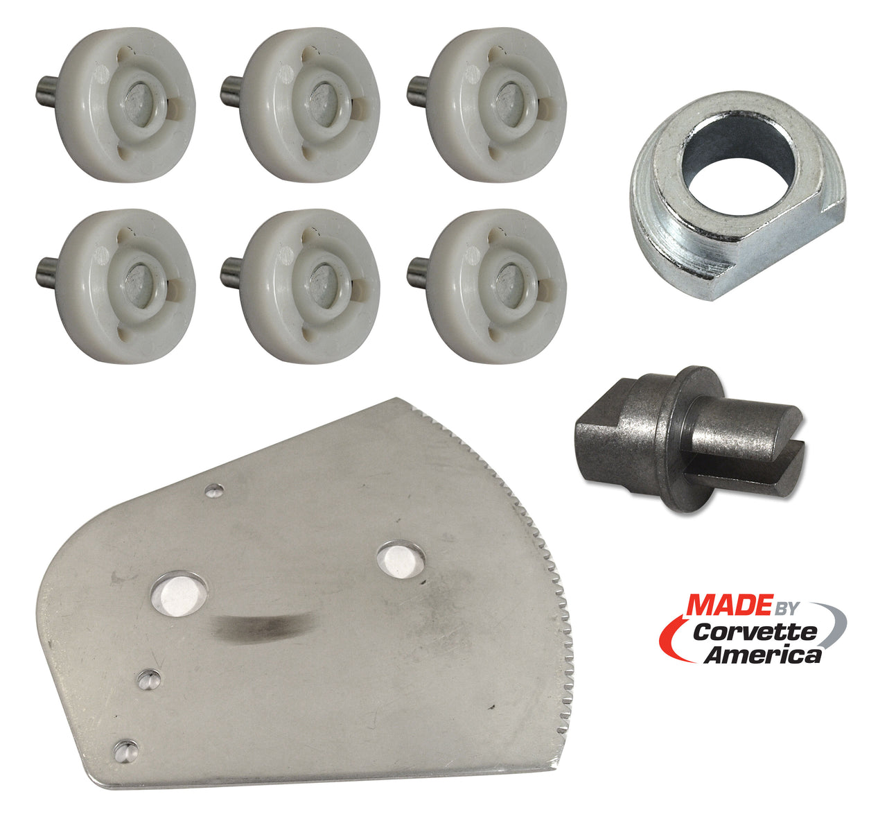 1968-1982 Corvette Power Window Regulator Rebuild Kit - CA-49537-Corvette-Store-Online