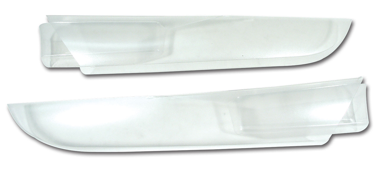 2005-2013 Corvette Door Kickers - Clear - CA-49724-Corvette-Store-Online