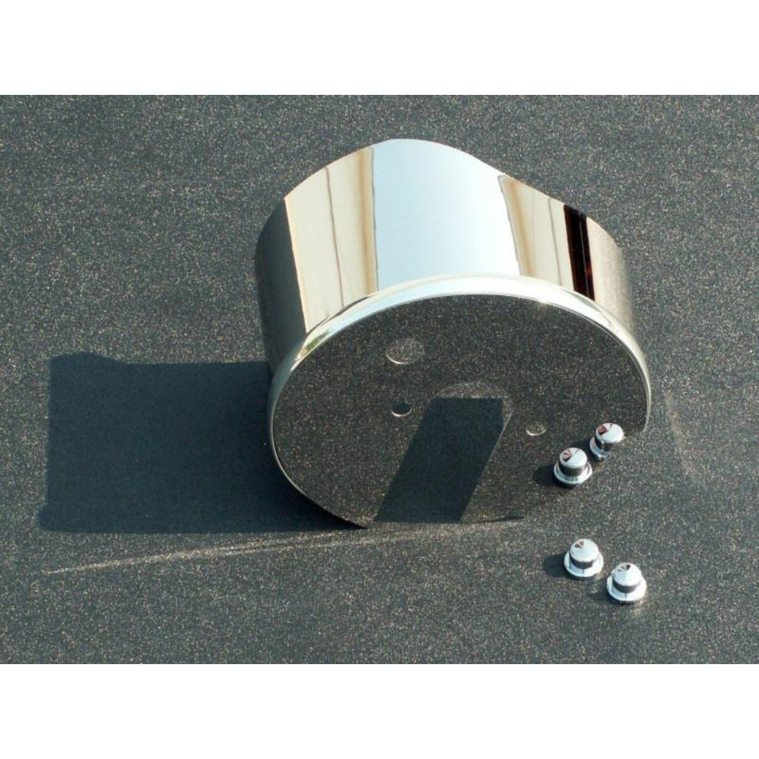 C5 Corvette Brake Booster Cover - Polished Stainless Steel
