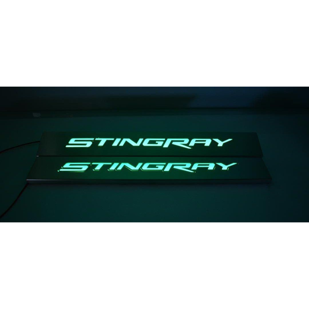 C7 Corvette Stingray Illuminated Replacement Door Sills
