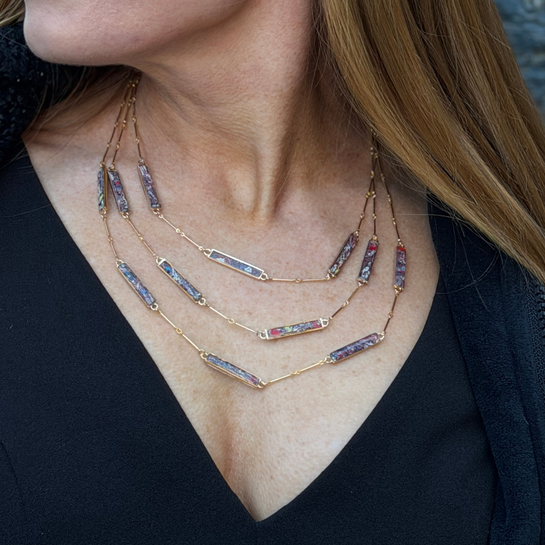 Corvette Monica Necklace | Reclaimed Bowling Green Paint
