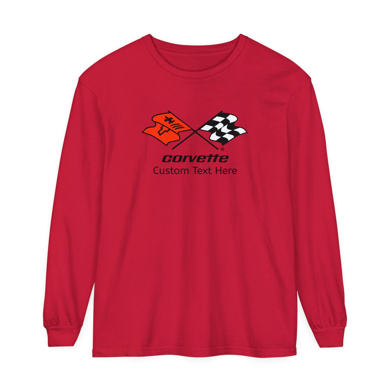 Personalized C3 Corvette Comfort Colors® Premium Long Sleeve T-Shirt, 100% Cotton