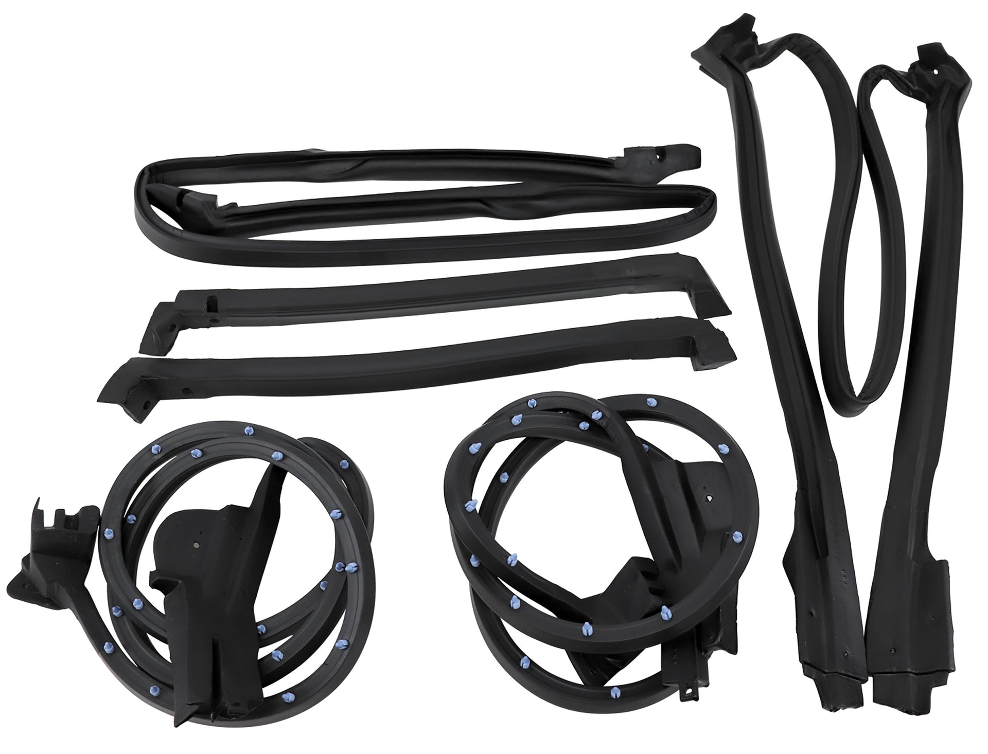 1990-1996 Corvette Weatherstrip Kit - Coupe Body 6 Piece - USA - CA-50517-Corvette-Store-Online