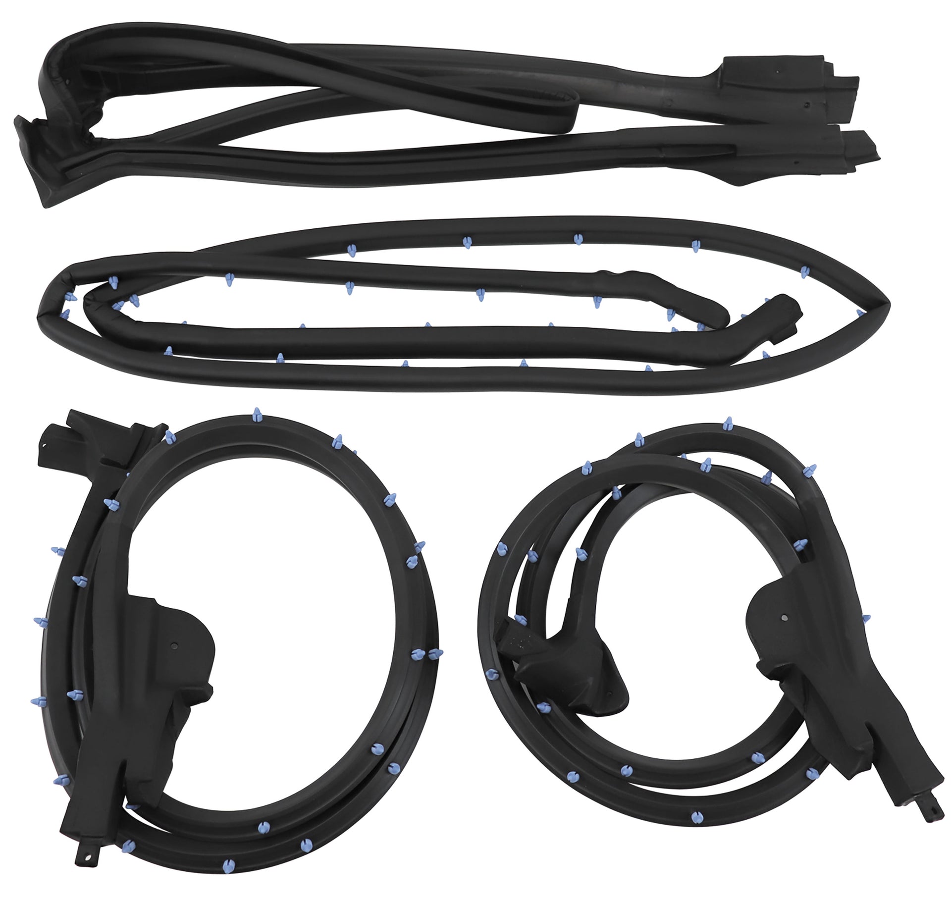 1986-1989 Corvette Weatherstrip Kit - Convertible Body 4 Piece - USA - CA-50519-Corvette-Store-Online