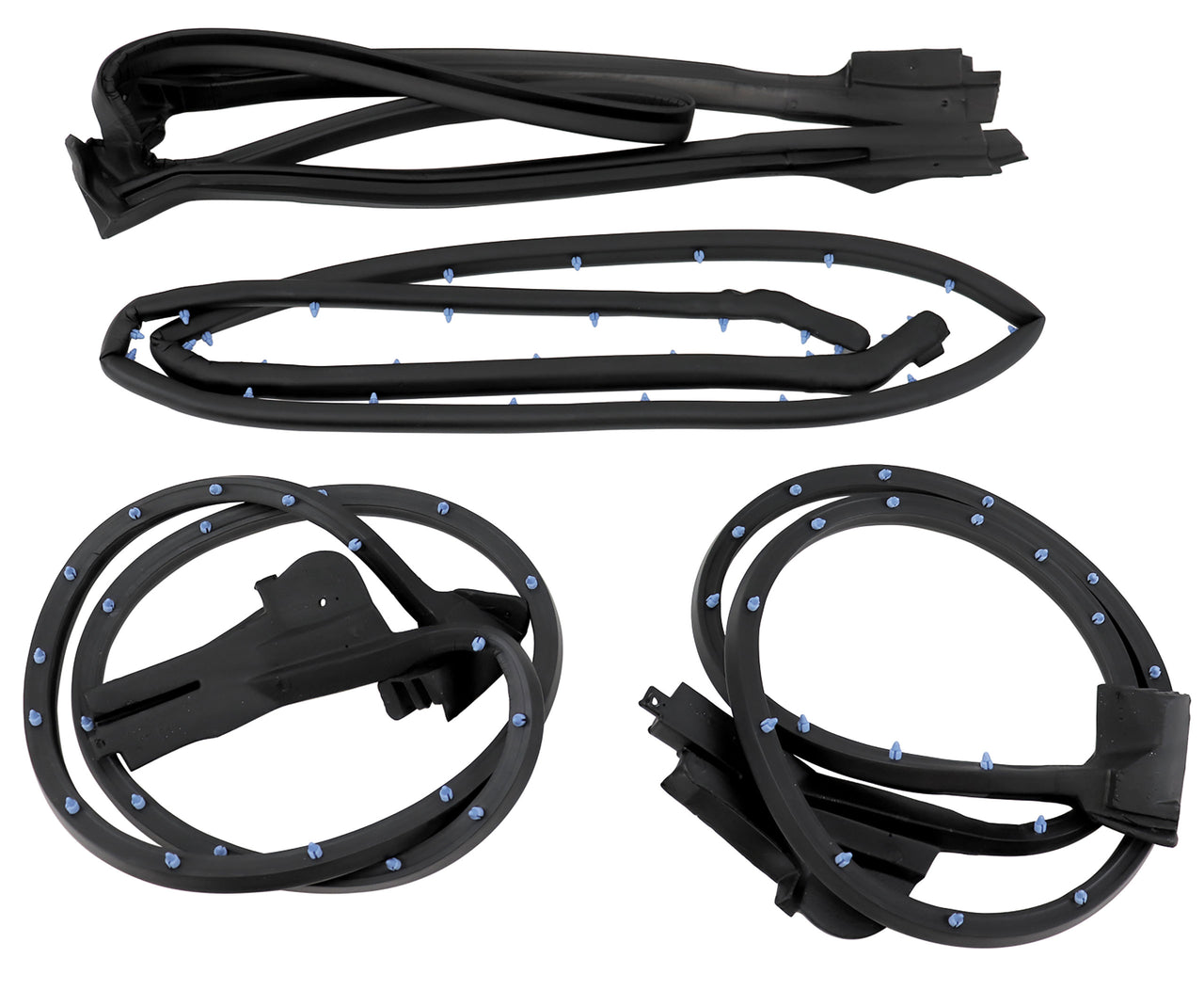 1990-1996 Corvette Weatherstrip Kit - Convertible Body 4 Piece - USA - CA-50520-Corvette-Store-Online
