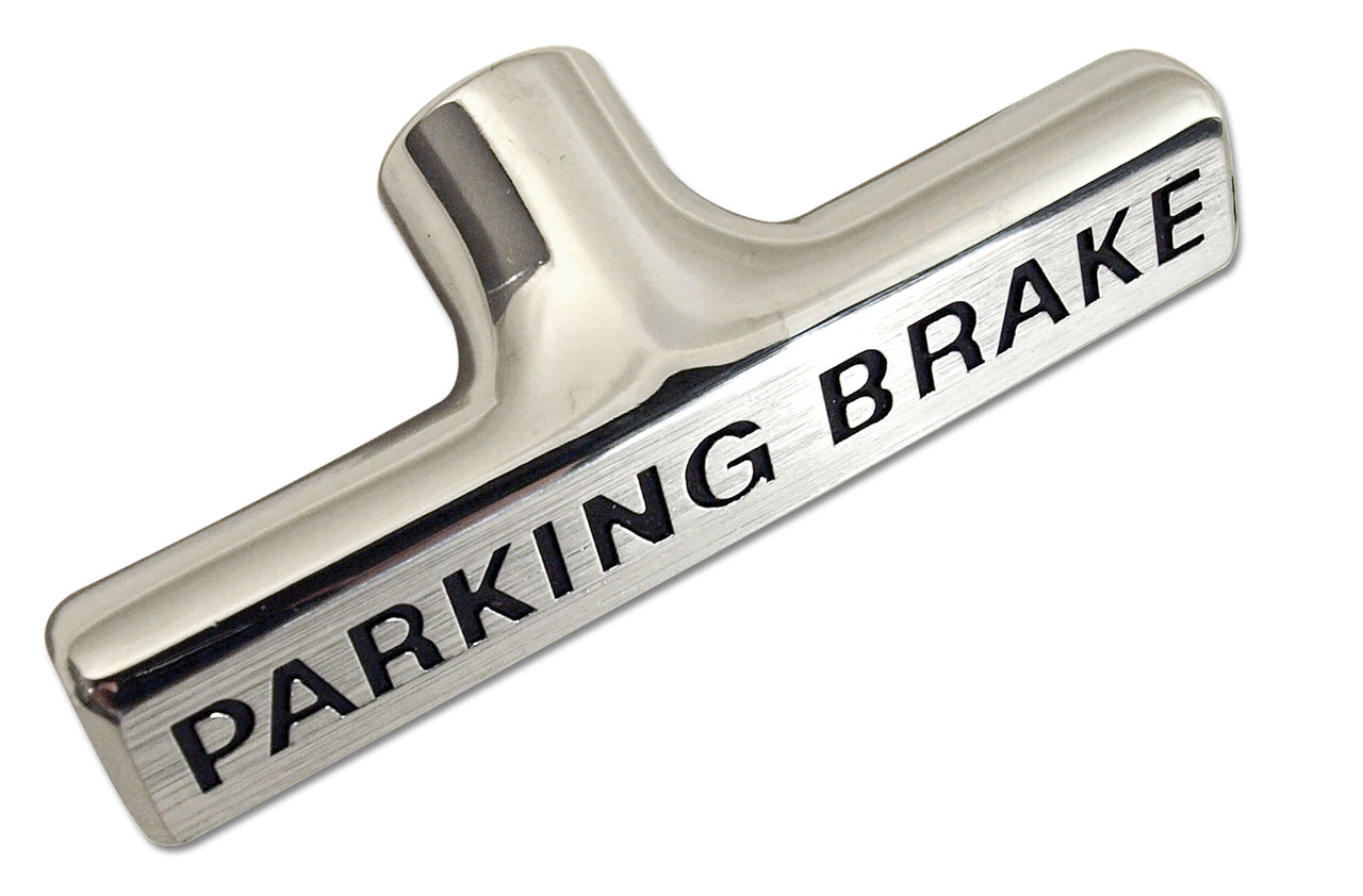 1958-1962 Corvette Parking Brake Handle - Black Letters - CA-50526-Corvette-Store-Online