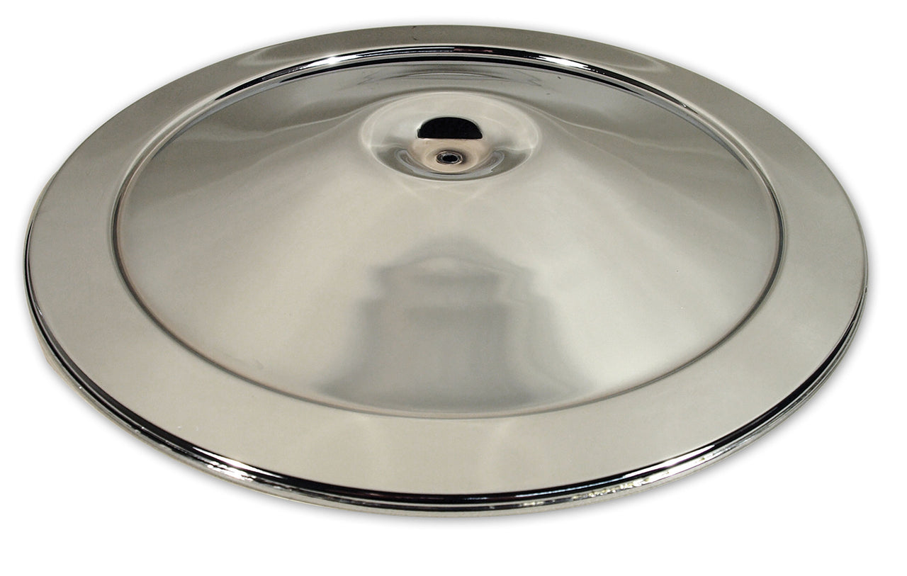 1966-1972 Corvette Air Cleaner Lid Triple Chrome Plated W/Silk Screen Decal - CA-51325-Corvette-Store-Online