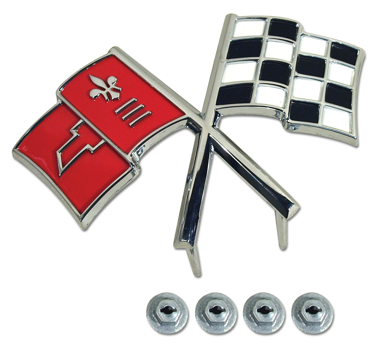 1965-1965 Corvette Emblem Front - Import - CA-51340-Corvette-Store-Online