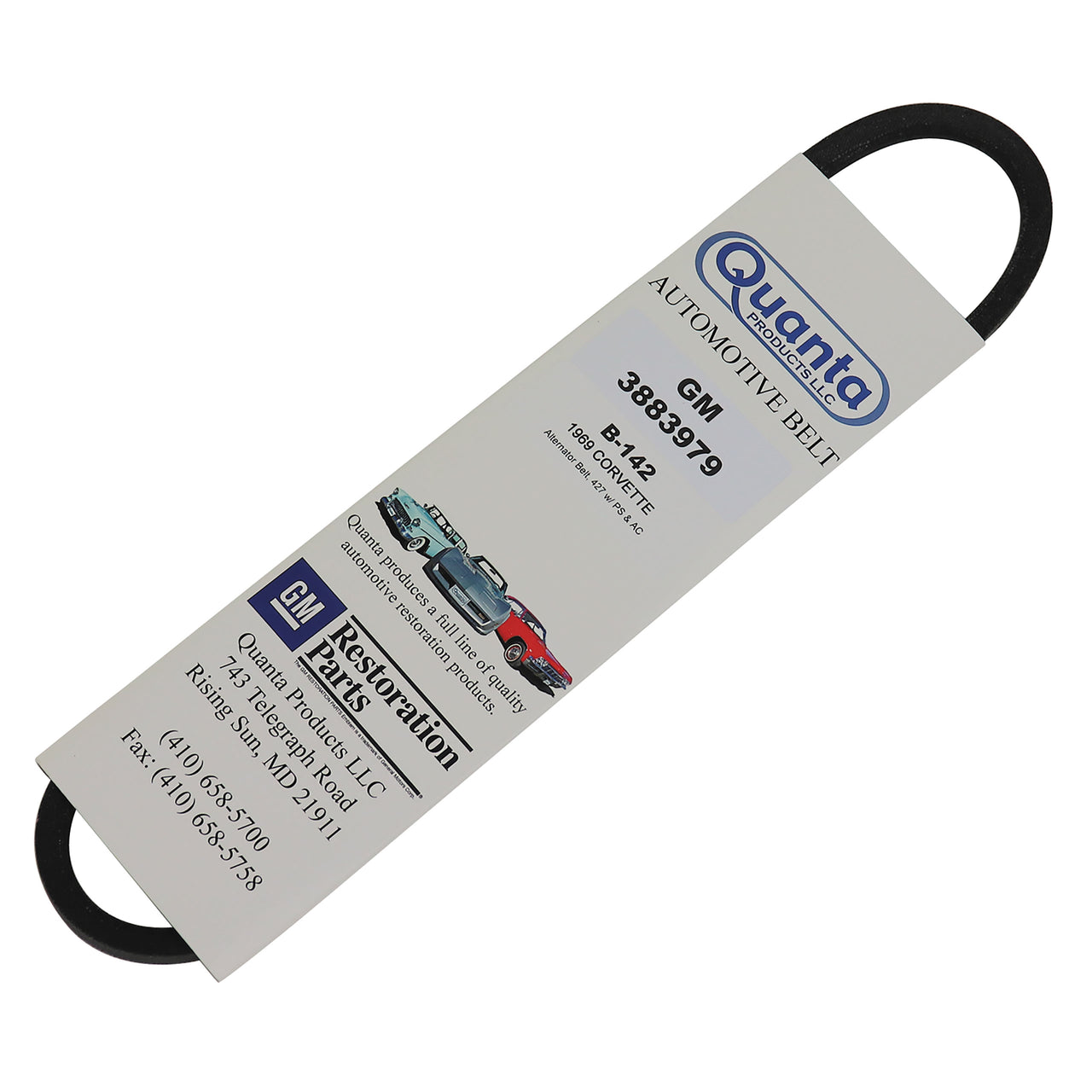 1969-1972 Corvette Belt Alternator - Big Block W/PS - Reproduction GM# 3883979 - CA-51592-Corvette-Store-Online