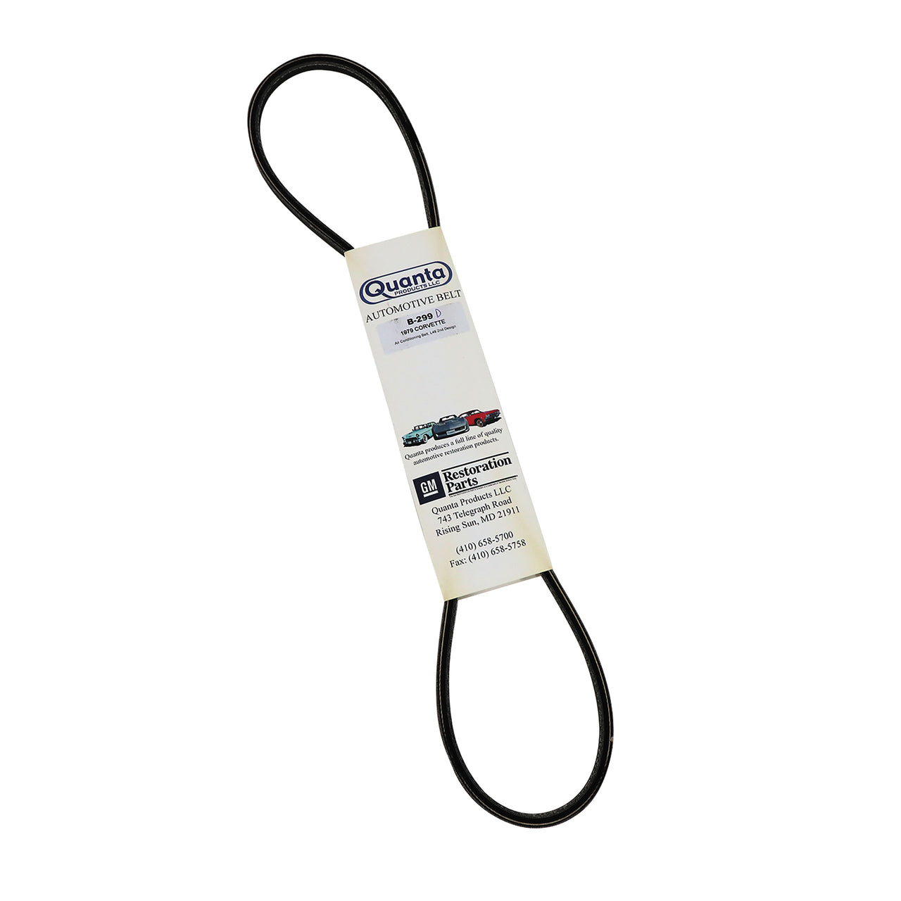 1979-1981 Corvette Belt Air Conditioner - 79 Late L48 - Reproduction GM# 9433917 - CA-51610-Corvette-Store-Online