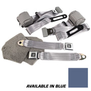 1990-1991 Corvette Blue Lap & Shoulder Seat Belts - Single Retractor - CA-51660-Corvette-Store-Online