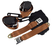 1984-1987 Corvette Bronze Lap & Shoulder Seat Belts - Single Retractor - CA-51662-Corvette-Store-Online