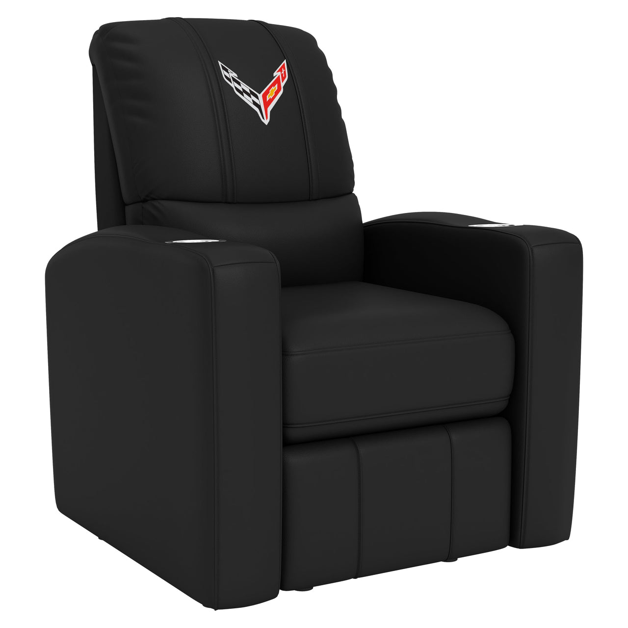 Stealth Recliner with C8 Corvette Symbol Logo
