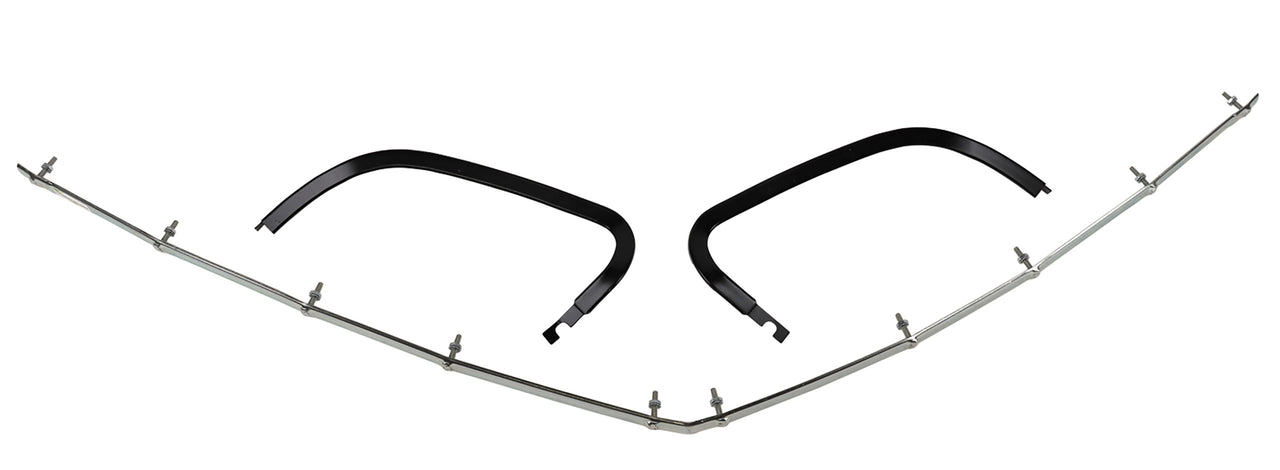 1973-1974 Corvette Front Bumper Cover Retainer Set - 3 Piece - CA-52102-Corvette-Store-Online