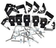 1963-1967 Corvette Carpet Support Clip Set 14 Clips and 14 Rivets - CA-52289-Corvette-Store-Online