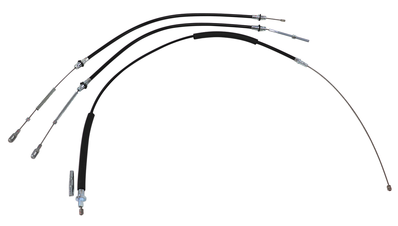 1984-1987 Corvette Park Brake Cable Kit - Front and Rear - 3pcs - CA-52298-Corvette-Store-Online