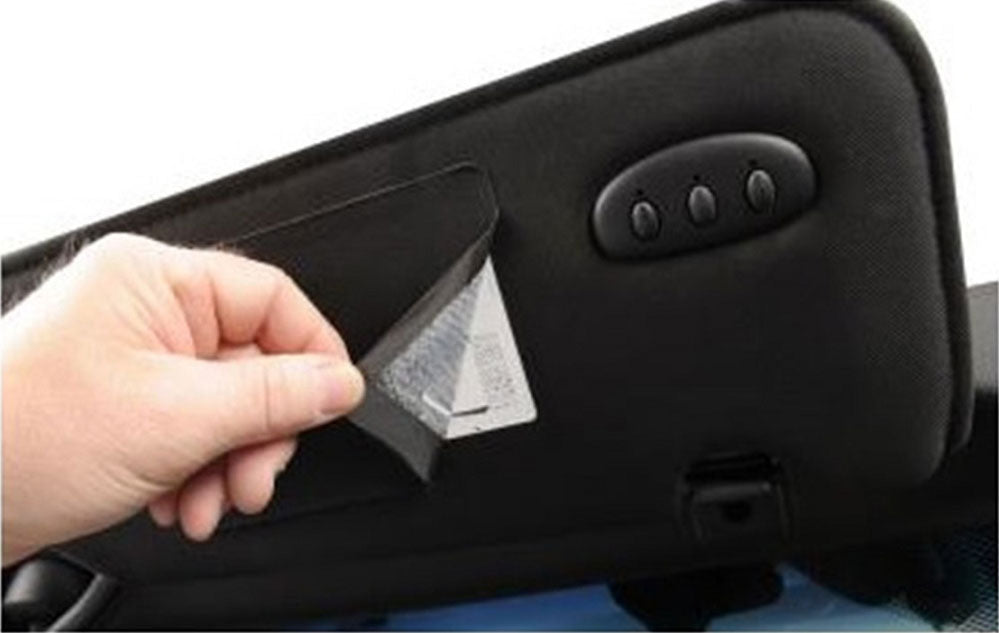 2005-2013 Corvette Sunvisor Airbag Label Cover - OEM Fabric Style - CA-52331-Corvette-Store-Online